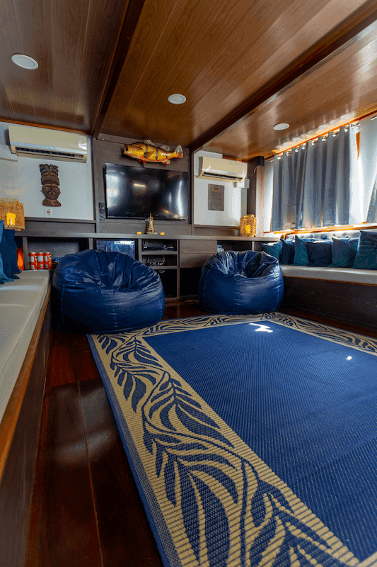 Luxury Amazon yacht accommodations and comfort