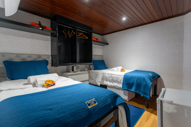 Amazon Lord III double suites with modern design and private bathrooms