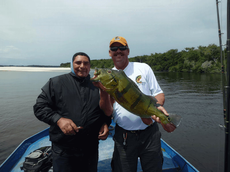 Rio Negro tributaries and remote Amazon fishing locations in Brazil